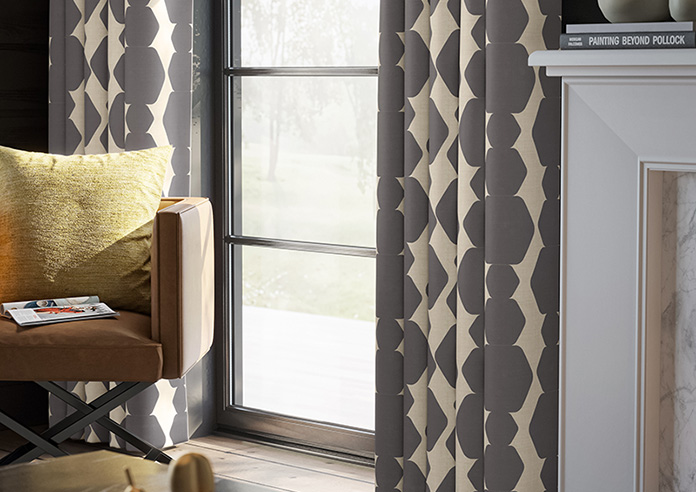 Construct, Warm Black - Made to Measure Curtains - Image 5